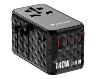 Adapter podrózny Verbatim Uniwersalny adapter podróżny UTA-10 GaN III USB-C PD 140W QC